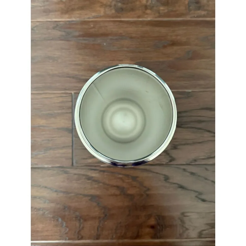 Lululemon 24 oz White Steel Tumbler with Straw lid